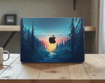 Vector Forest MacBook Skin – Full Cover Laptop Decal