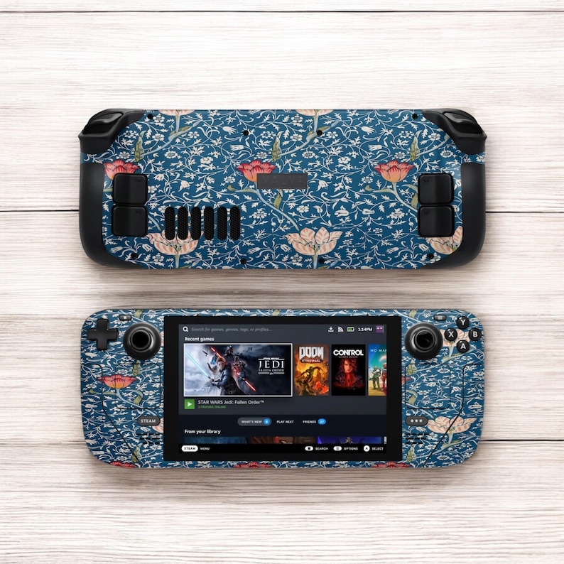 Floral Pattern Steam Deck Skin Protective Console Decal Wrap Etsy floral-pattern-steam-deck-skin-protective-console-decal-wrap-etsy