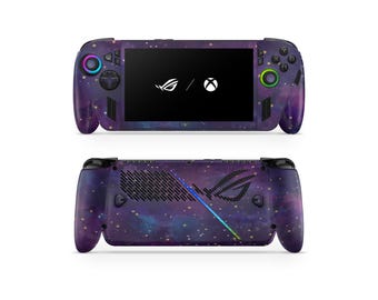 Purple Space Wrap for Rog Xbox Ally | Galaxy Theme Full Body Matte Vinyl Decal