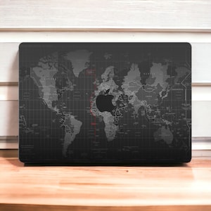 Elevate your MacBook with our World Map skin decals. Embark on a journey around the globe with this intricate design, blending style and protection seamlessly. Upgrade your device's aesthetic today!