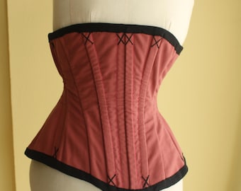 Pink victorian edwardian corset