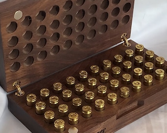 Personalized Walnut ammo box