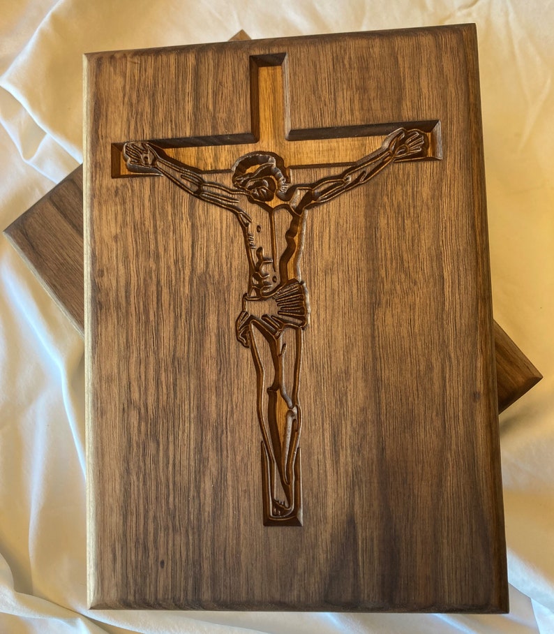 Personalized Walnut Bible Box W/bible Etsy