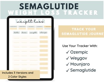 weight loss chart semaglutide Injectable Weight Loss Tracker | Track Your Semaglutide Journey | Weight Loss Tracker