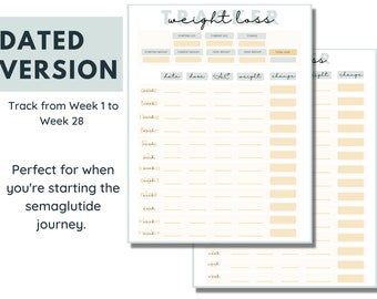 semaglutide journey week by week Injectable Weight Loss Tracker | Track Your Semaglutide Journey | Weight  Loss Tracker