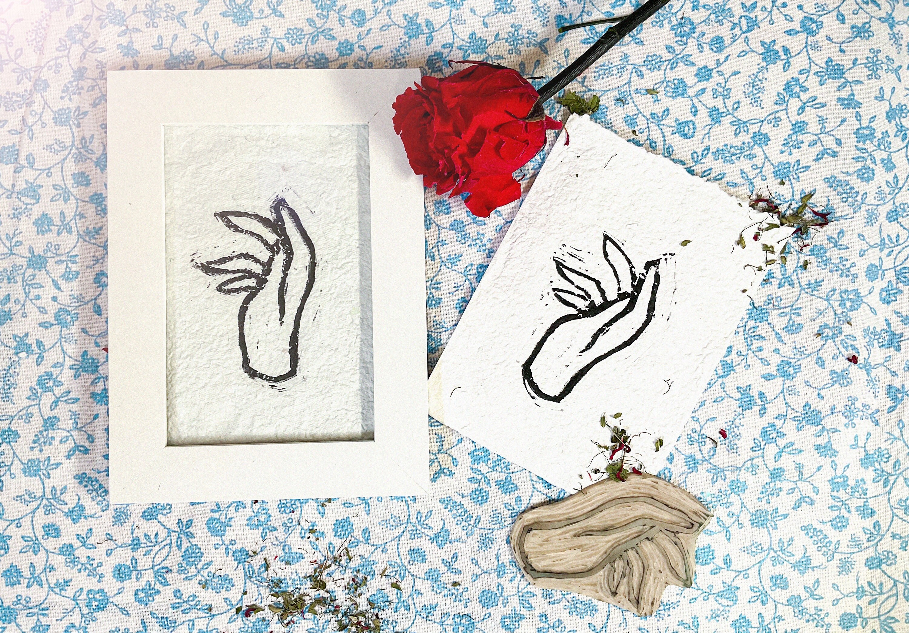 Illustration Linogravure