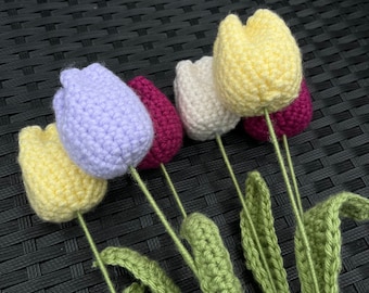 Gehaakt tulpenpatroon