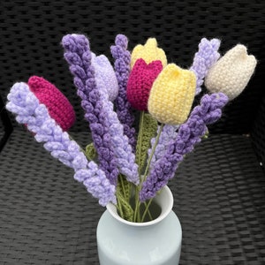 Crochet Lavender and Tulip Pattern Bundle