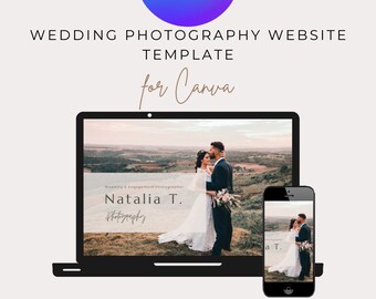 Canva Template for Photographers, Coaching Template, Photography Marketing, Wedding Photographer, Instant Download