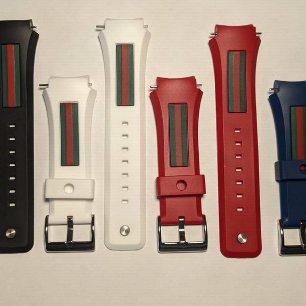 Customizable Rubber 21 mm Replacement Watch Band 7130.YP.R1.Q12.00_K0015348