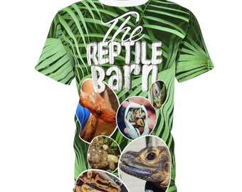 The Reptile Barn Collection Unisex AOP Cut & Sew Tee