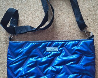Shoulder bag quilted fabric with inner lining