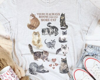 Crazy Cat Lady Tee Shirt, Cat Hoarder Tshirt, Cat Lover Tee, Tshirt, Cat Mom gift, Crazy Cat lover Gift, Graphic Cat tee, Crazy for cats tee