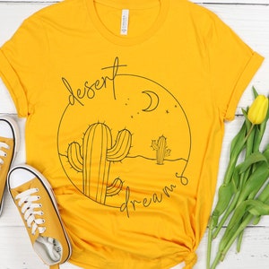 Desert Shirt, Cactus Plants, Sonora Shirt, Cactus Shirt, Adventure Shirt, Arizona Shirt, Cactus Scene Shirt, Women Shirt, Desert Lover, Tee
