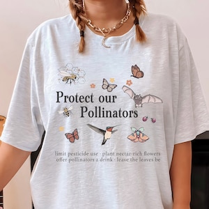 Skydda våra pollinatörer-tröja, pollinatörälskare-tröja, skydda fladdermöss, ekologiälskare-tröja, skydda våra pollinatörer-tröja, rädda vår planet-tröja