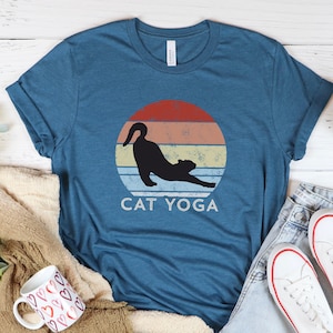 Cat hotsell yoga shirt