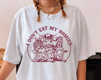 Cool vegan friendly shirt, vegan activism tee, activist animal rights shirt, vegan diet shirt, i don't eat animals tee, funny vegan shirt