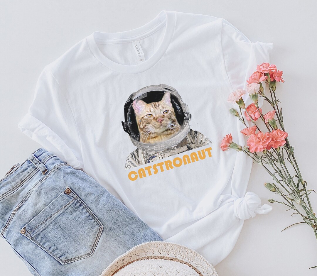 Cat Shirt Catstronaut Cat Astronaut Funny Cat Shirt unique Cat Shirt 