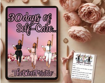 30-Day Self-Care Challenge: Daily Activities (Digital Download)