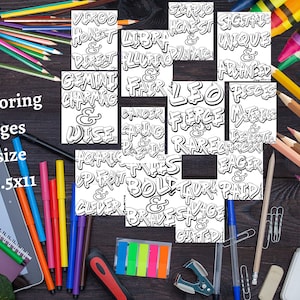 Zodiac Signs Coloring Pages: 12 Printable Zodiacs (PDF Download)