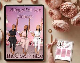 21 Day Self-Care Challenge: Daily Activities Guide (Digital Download)