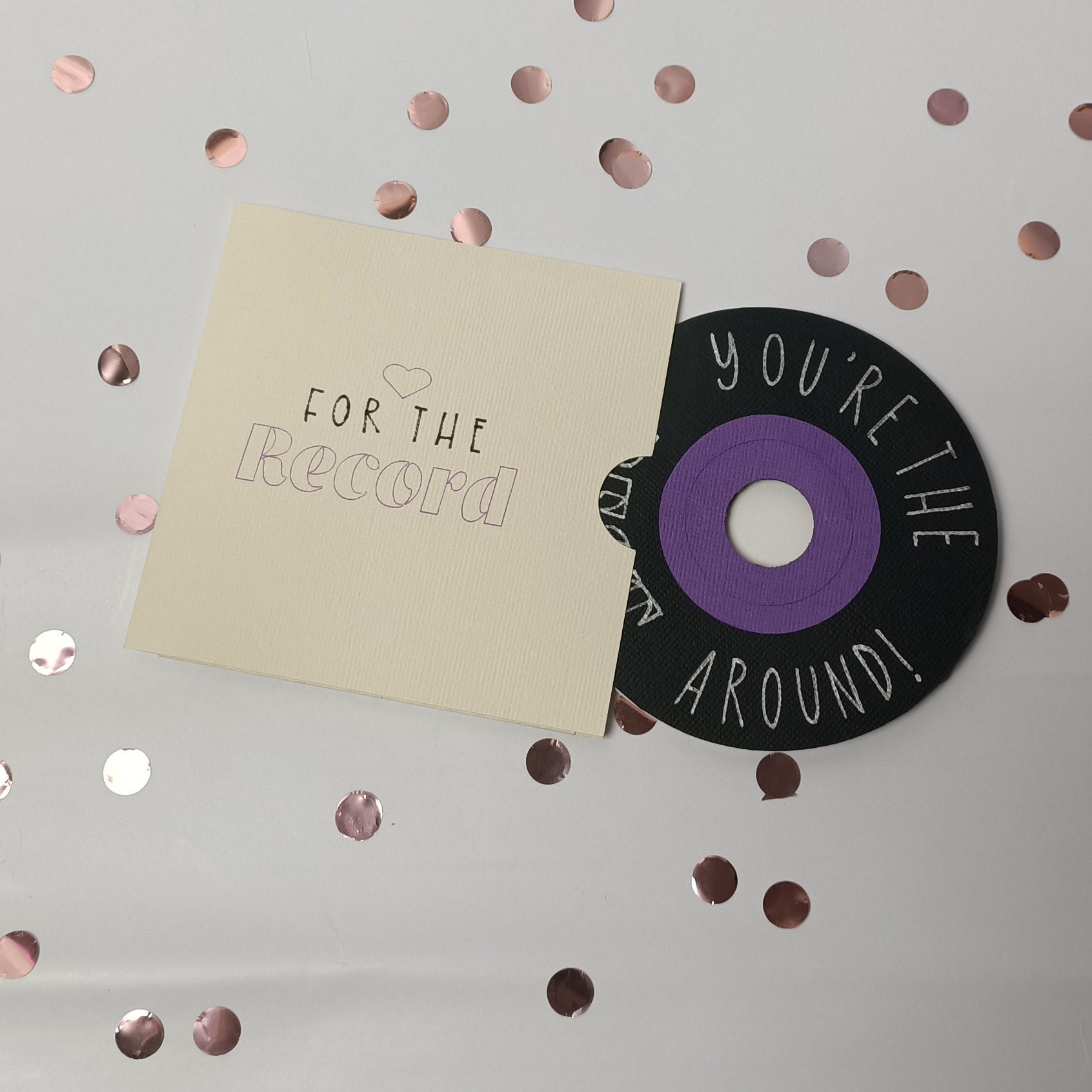 Off The Record Craft Beer & Vinyl Vinyl Record Card - Etsy