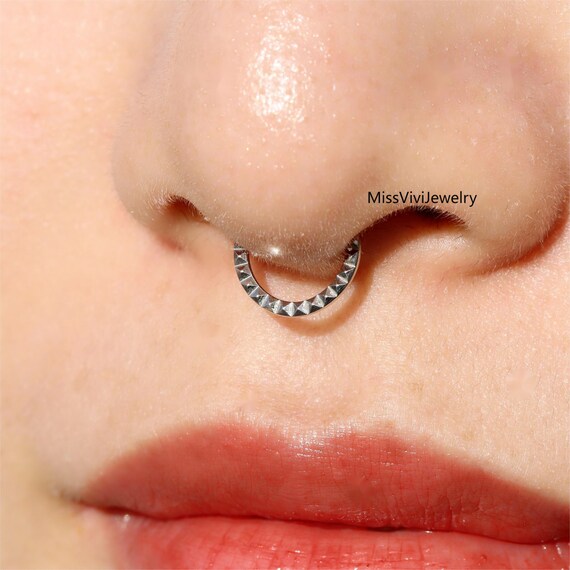 16g titanium septum ring deals