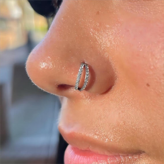 Nose Hoop In Stainless Steel - Durable, Versatile Nose Ring