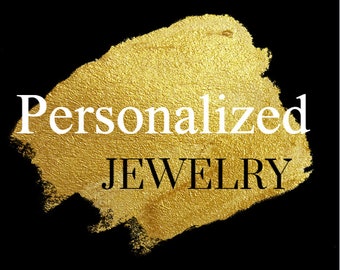 Personalized Jewelry Link, We can provide 14K solid gold jewelry custom, Pay this order after confirming everything with me