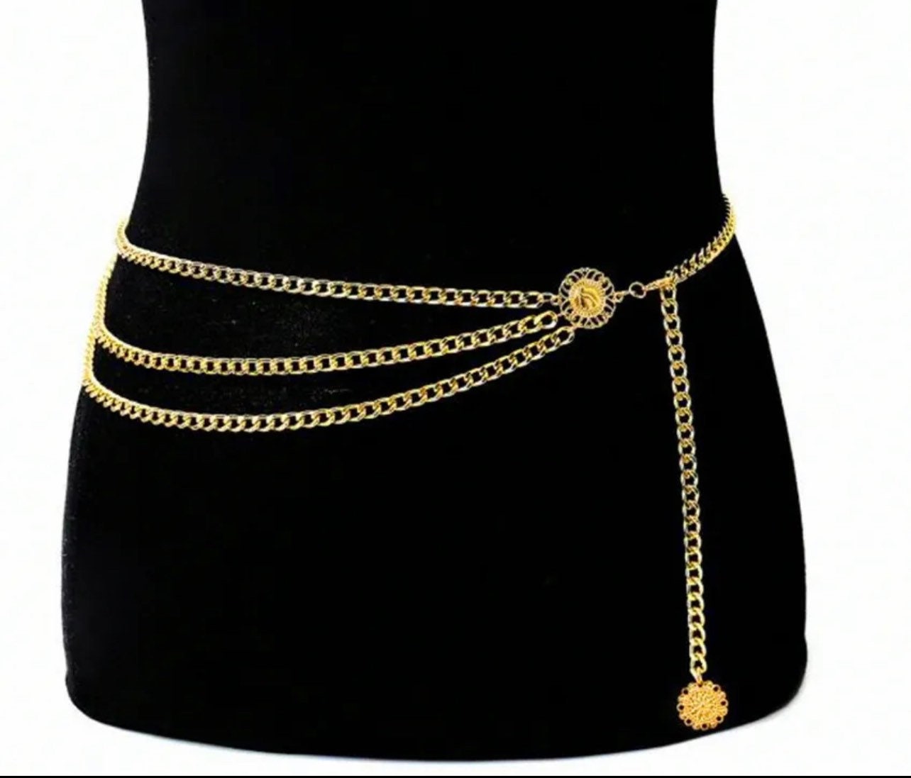 Womenswear Gold Chain Belt, Jewelry Gift for Christmas, New Year