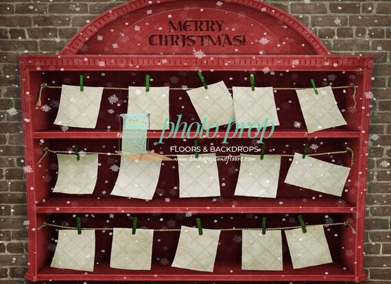 Santa’s Naughty or Nice List Photography Backdrop - Etsy