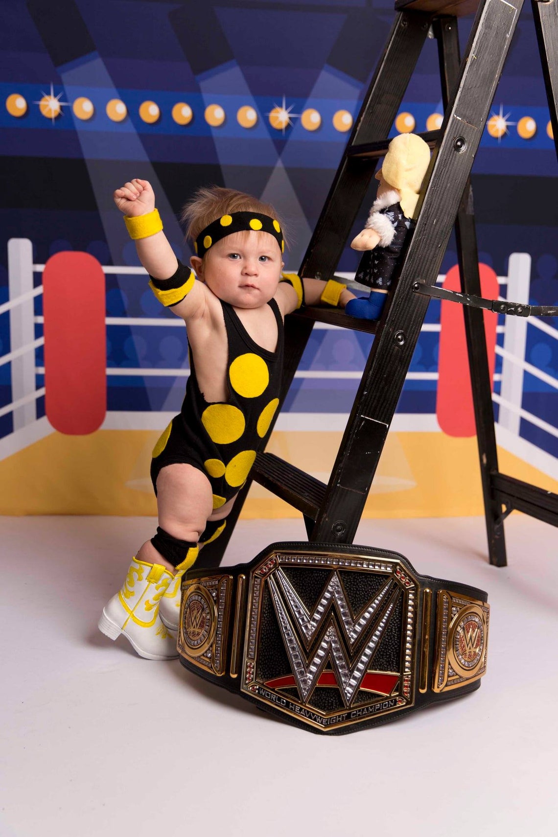 Wrestling Ring Photography Backdrop Boxing Mat Wrestler Etsy