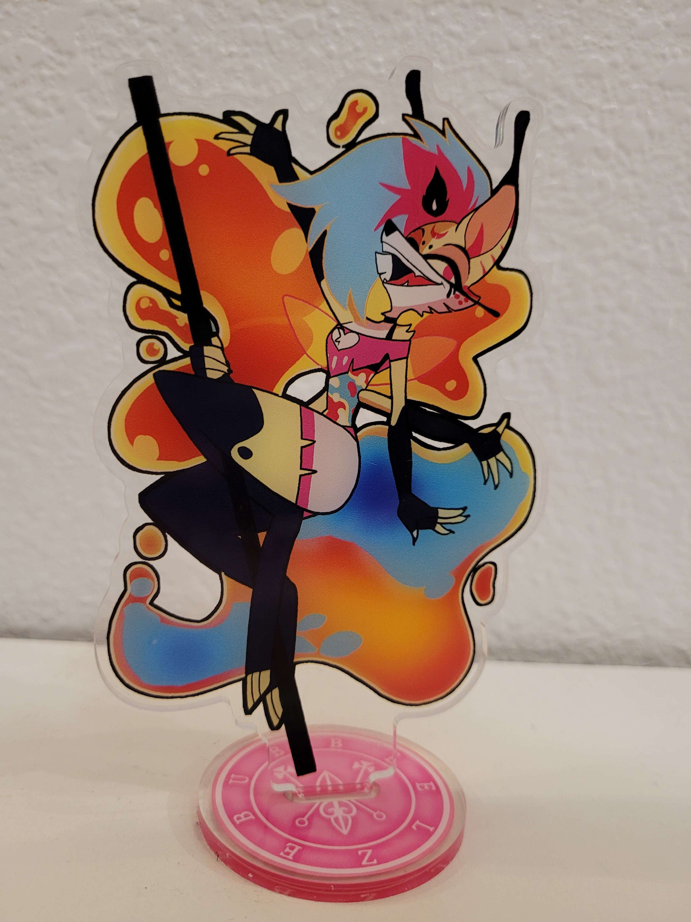 Queen Bee Beelzebub Gluttony STANDEE From Helluvaboss Double Sided