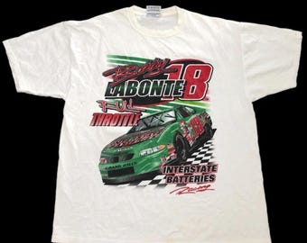 Vintage 90s Bobby Labonte NASCAR Racing T-Shirt, Bobby Labonte Shirt, 90s Nascar Shirt, 90s Nascar Tee, Gift For Father, Gift For Mother