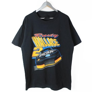 Vintage 90s Rusty Wallace NASCAR Racing T-Shirt, Rusty Wallace Shirt, 90s Nascar Shirt, 90s Nascar Tee, Gift For Father, Gift For Mother