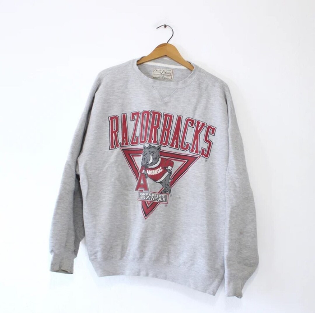 Vintage University of Arkansas Razorbacks Sweatshirt Vintage - Etsy