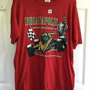 Vintage 90s Indianapolis Indy 500 Racing T-Shirt, Indianapolis 500 Shirt, Indy 500 Racing Shirt, Indianapolis 500 Fan, Indianapolis 500 Tee