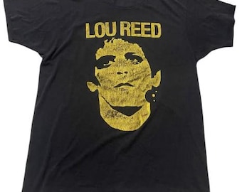 Vintage LOU REED Concert T Shirt, The Velvet Underground, Vintage Rock Tour Tees, Band Music Gift For Men And Women Unisex T-Shirt