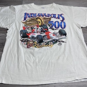 Vintage 90s Indianapolis Indy 500 Racing T-Shirt, Indianapolis 500 Shirt, Indy 500 Racing Shirt, Indianapolis 500 Fan Tee, nascar racing tee