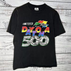 Vintage 90s Daytona 500 NASCAR Racing T-Shirt, 90s Daytona Nascar Shirt, 90s Nascar Shirt, Gift For Father, Gift For Mother