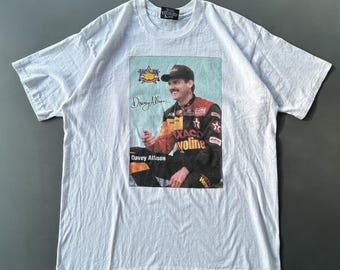 Vintage 90s Davey Allison NASCAR Racing T-Shirt, Davey Allison Shirt, 90s Nascar Shirt, 90s Nascar Tee, Gift For Father, Gift For Mother