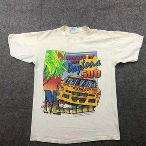 Vintage 90s Sterling Martin DAYTONA 500 NASCAR Racing T-Shirt, 90s Daytona 500 Shirt, 90s Nascar Shirt, Gift For Father, Gift For Mother