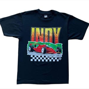 Vintage 80s Indianapolis Indy 500 T-Shirt, Indianapolis 500 Shirt, Indy 500 Racing Shirt, Indianapolis 500 Fan, Indianapolis 500 Tee