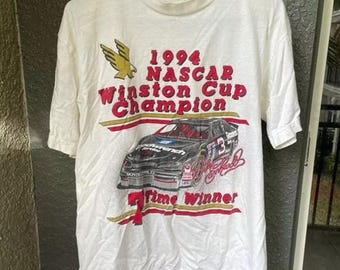 Vintage 1994 NASCAR Winston Cup Champions Dale Earnhardt T-Shirt, 90s Nascar Shirt, 90s Nascar Tee, Gift For Father, Gift For Mother