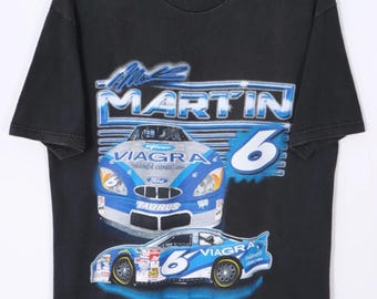 Vintage 90s Mark Martin NASCAR Racing T-Shirt, Mark Martin Shirt, 90s Nascar Shirt, 90s Nascar Tee, Gift For Father, Gift For Mother