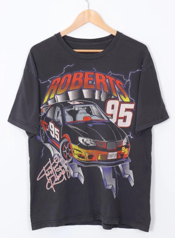 Vintage 90s Tristan Roberts NASCAR Racing T-shirt, Tristan Roberts
