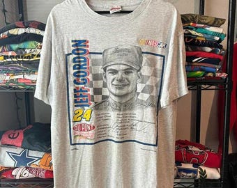Vintage 1994 Jeff Gordon NASCAR Racing T-Shirt, Jeff Gordon Shirt, 90s Nascar Shirt, 90s Nascar Tee, Gift For Father, Gift For Mother