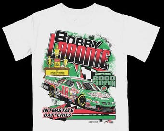 Vintage 2000 Bobby Labonte NASCAR Racing T-Shirt, Bobby Labonte Shirt, 90s Nascar Shirt, 90s Nascar Tee, Gift For Father, Gift For Mother