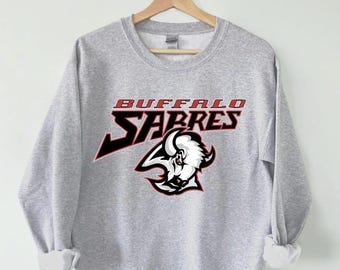 Vintage 90s Buffalo Sabres Hockey Sweatshirt, Retro Buffalo Sabres Ice Hockey Team Crewneck, Buffalo Sabres Shirt, Buffalo Sabres hockey Fan