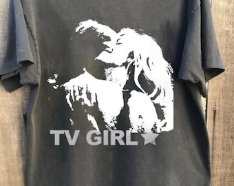 Tv Girl tshirt, French Exit Album Tee, Cute indie band tee, Gifts for her, Lovers rock shirt, Tv Girl Band tee, Music Band Graphic Shirt